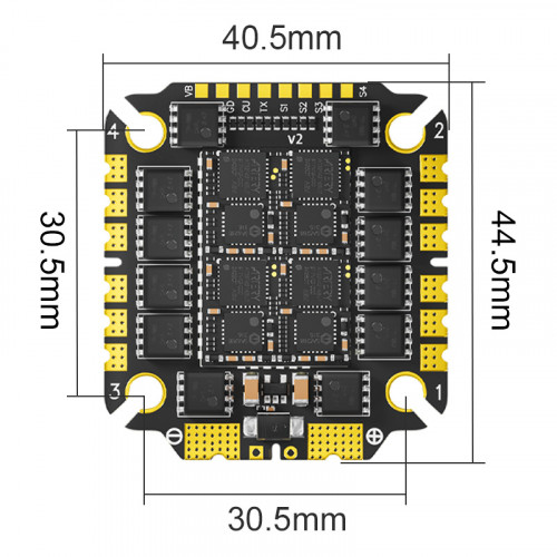 Aocoda-RC 3055 AM32 32Bit 55A 4-IN-1 ESC