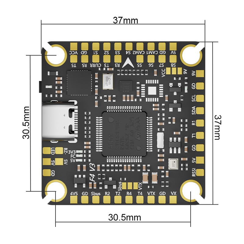 Aocoda-Rc F405 V3 Flight Controller OSD Baro BlackBox for Racing Drone