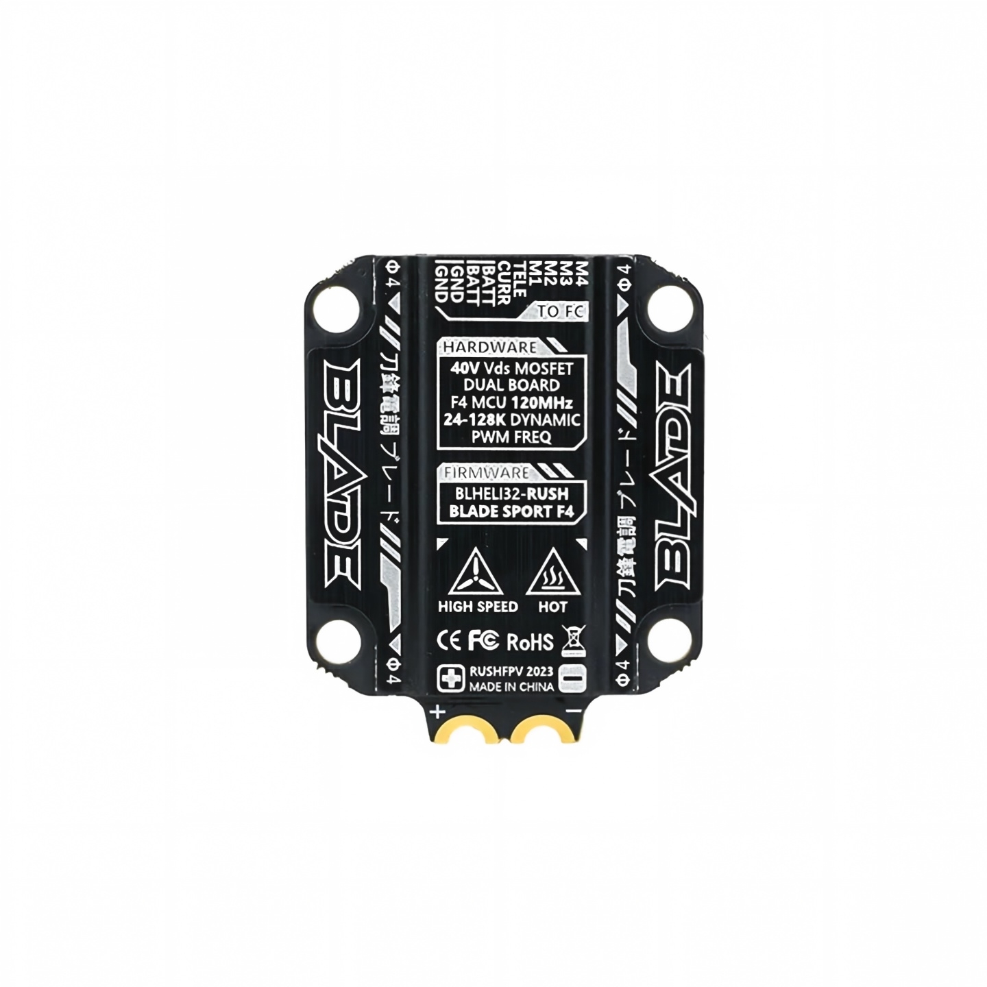 Rushfpv Rush Blade 50A Sport F4 ESC 3 6s Lipo 30.5×30.5mm Blheli 32 Freestyle Fpv Drone Parts