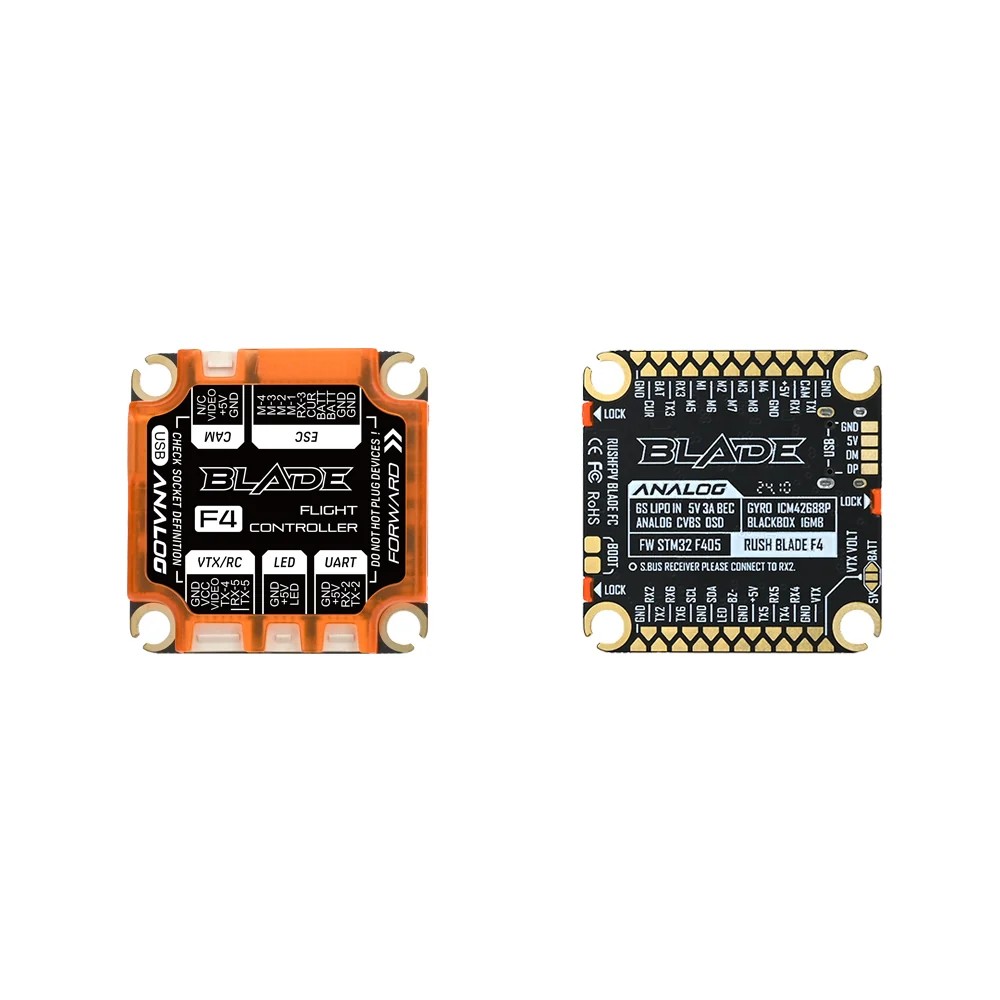 RUSH BLADE F405 30x30 Flight Controller For Analog Version