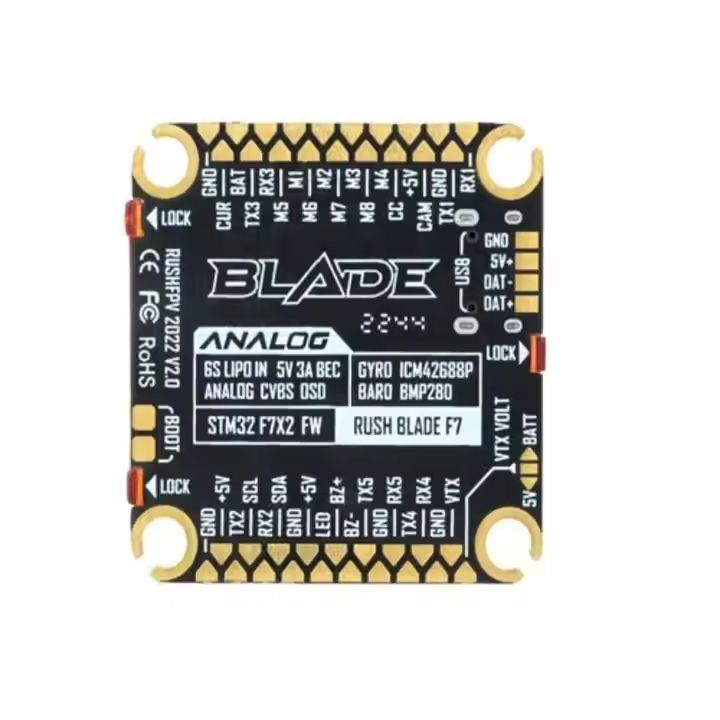 RUSHFPV BLADE F722 30x30 Flight Controller For DJI Digital V2 Version