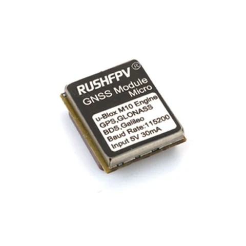 Rushfpv Gnss Micro GPS Module U Blox M10 Multi Gnss 10Hz 2.4G Ultra Tiny Positioning Module for Fpv Long Range Drone GPS