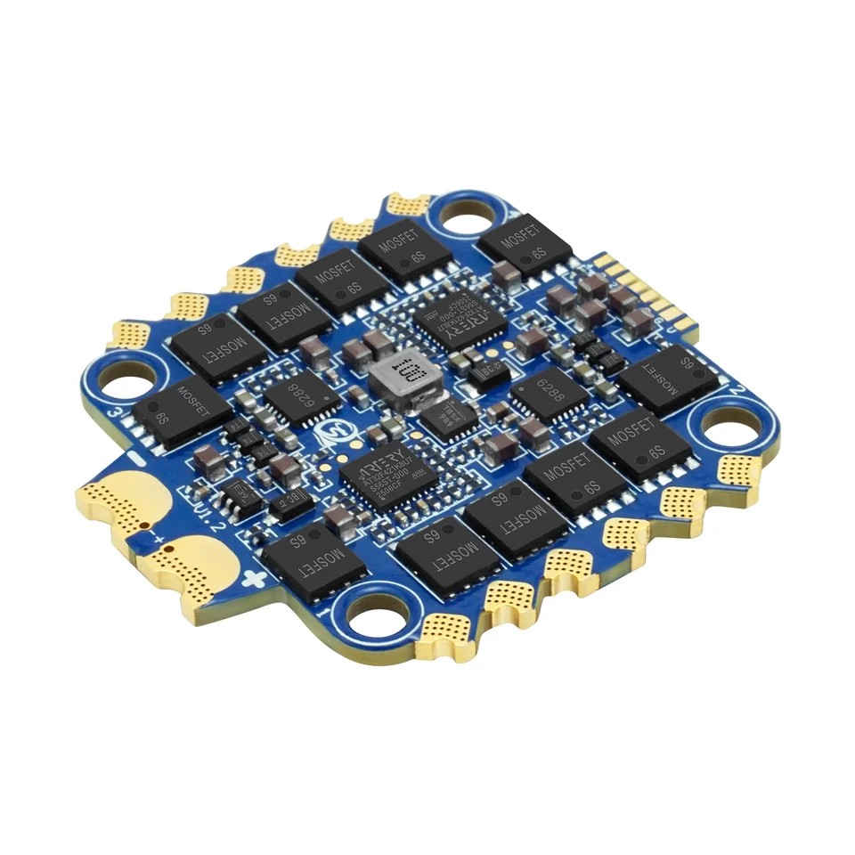 SEQURE Blueson A2 6S 65A ESC with AM32 or BLHeli_32 Firmware 128KHz 4IN1 ESC for FPV Drones Racing and Freestyle