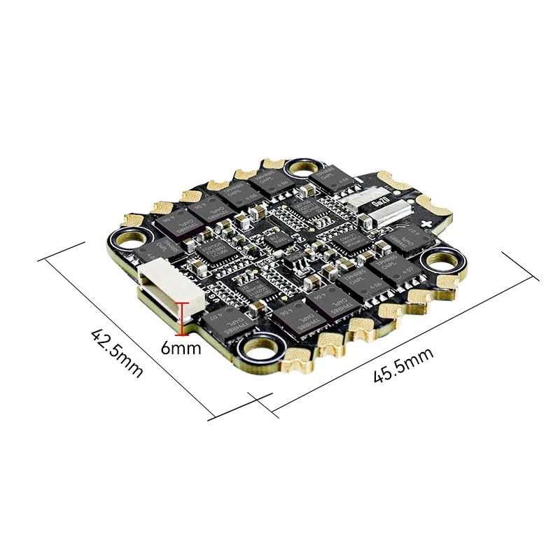 SEQURE E70 G2 2-8S 70A BLHeli_32 Firmware 128K 4 IN 1 ESC for FPV Racing Drone Racing and Freestyle