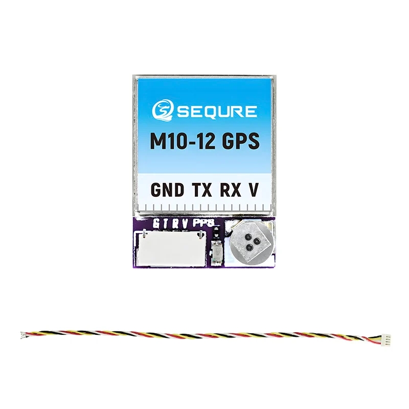 SEQURE M10-12 GPS Small Size Fast Positioning INVA BF Fixed-wing Racing Drone FPV Return QMC5883L Compass