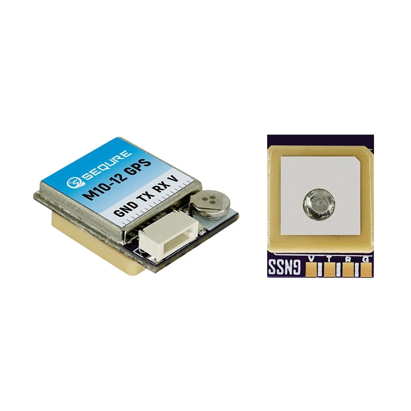 SEQURE M10-12 GPS Small Size Fast Positioning INVA BF Fixed-wing Racing Drone FPV Return QMC5883L Compass