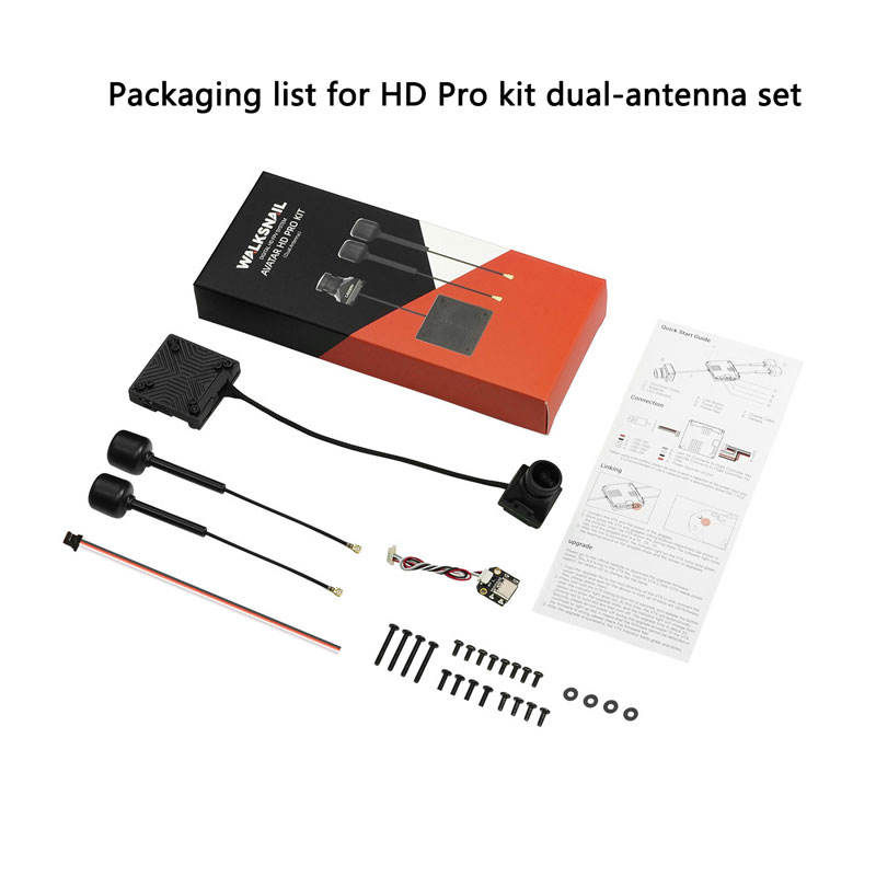 Walksnail Avatar HD PRO Kit High Frame Starlight Night Vision Camera Built-in Gyroscope Built-in 32g Storage for Fpv Drones