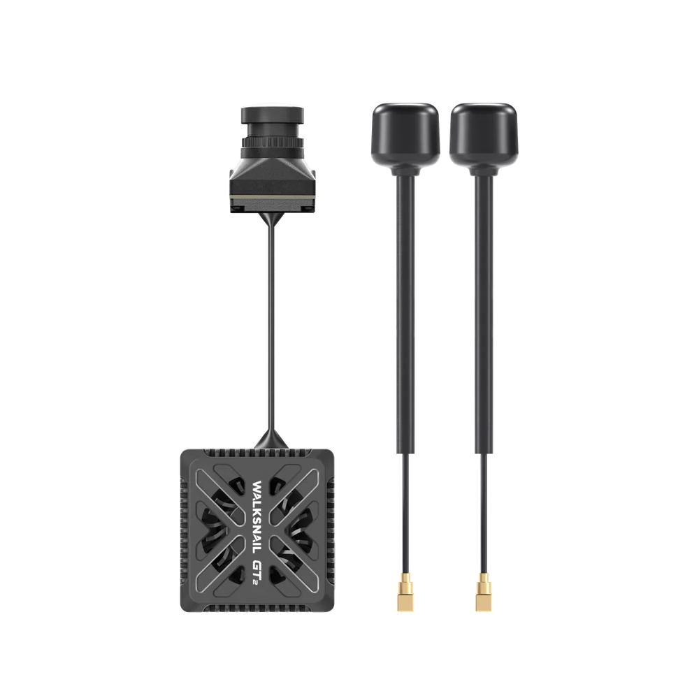 Caddx Walksnail Avatar Gt2 Kit Dual Antennas 20km Long Range Max 2W Digital HD Transmission for Longer Flights