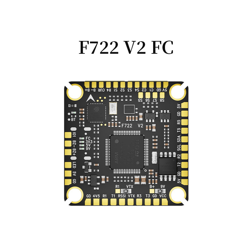 Aocoda-RC F722 V2 Flight Controller X8 ICM42688P&amp;BMP280 30.5mm for Racing Drone